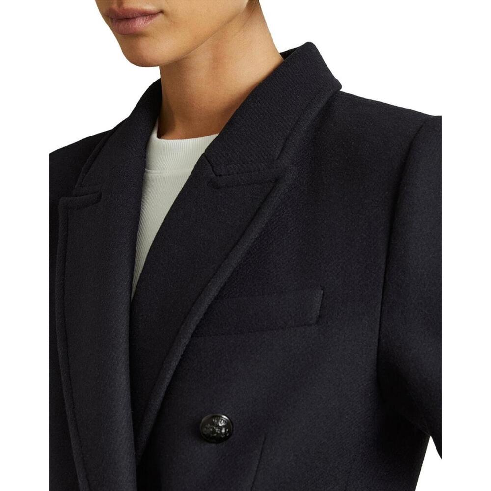 NEW, REISS Florence Double Breasted Coat in Navy SZ US 4 #LT41 - Picture 2 of 11
